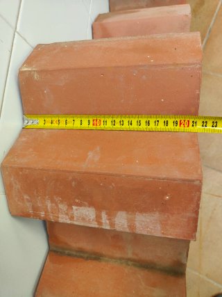 Botellero doble terracota hexagonal