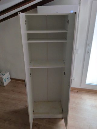 Armario blanco 2 puertas