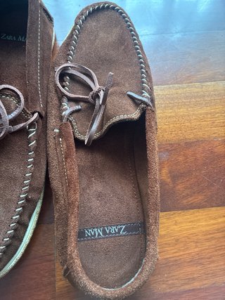 Mocasines Zara Man Ante Marrón