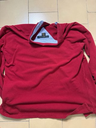 Polo Tommy Hilfiger Vintage Manica Lunga XL Rosso