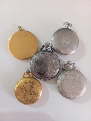Lotto di 5 Orologi da Tasca Antichi