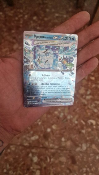 Carta Pokémon Ogerpon Máscara Fuente EX