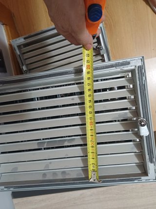 Rejilla ventilación aluminio