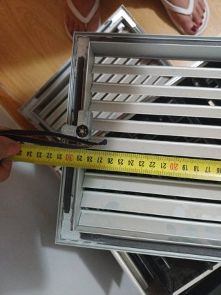 Rejilla ventilación aluminio