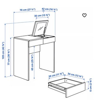 Tocador Brimnes Ikea Blanco