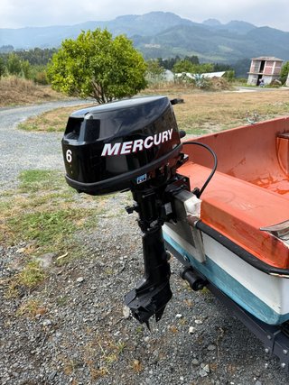 Embarcación con motor Mercury