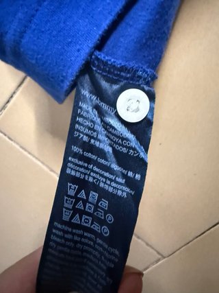 Polo Tommy Hilfiger blu m/corta - Taglia M(CON DIf