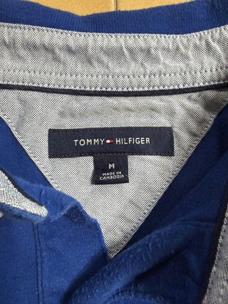 Polo Tommy Hilfiger blu m/corta - Taglia M(CON DIf