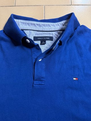 Polo Tommy Hilfiger blu m/corta - Taglia M(CON DIf