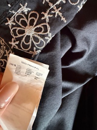 Gonna Promod Nera Ricamata XL