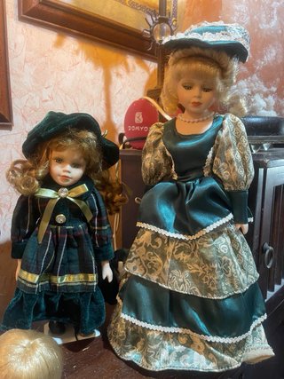 Pack 4 Muñecas Porcelana Vintage