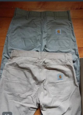 Pantalones Carhartt Beige y Verde