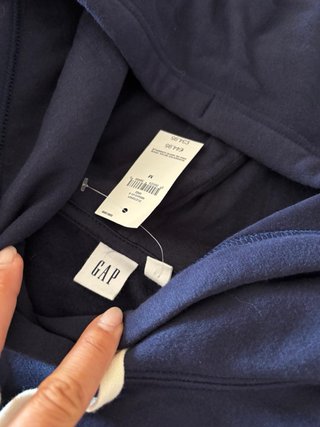 Felpa con cappuccio GAP blu taglia M