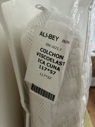 Colchón Cuna Viscoelástico 117x57