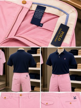 Pantaloncini Polo Ralph Lauren Rosa Taglia 36