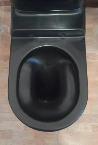 Inodoro Negro Desagüe Suelo ( no tiene tapa )