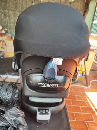Maxi-Cosi Seggiolino Auto Nero familyfix + adattatore
