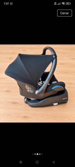 Maxi-Cosi Silla Coche familyfix + adaptadores