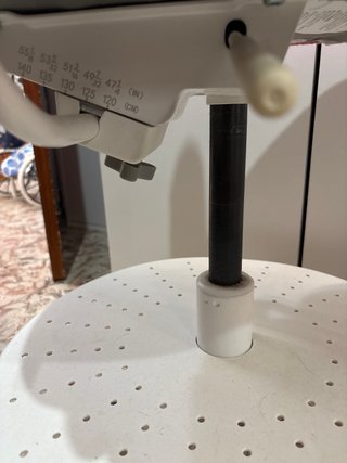Silla rosa de Ikea