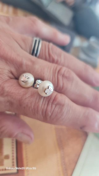 Pendientes perla oso Tous