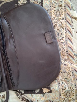 Bolso Muxart de piel marrón. Como nuevo