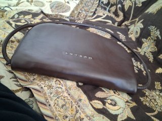 Bolso Muxart de piel marrón. Como nuevo