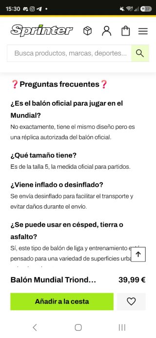 Balón de Fútbol Mundial FIFA 2026