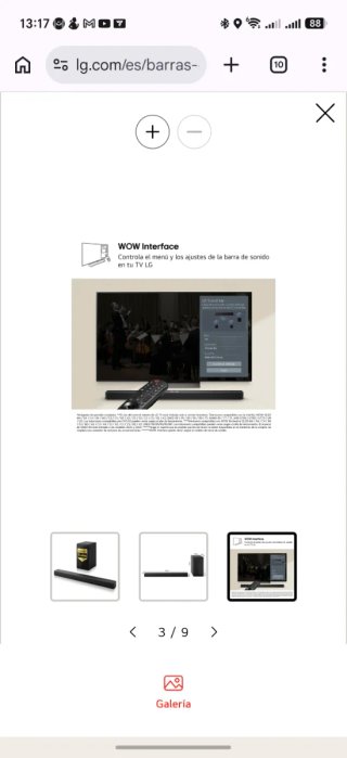 Barra de sonido LG S60T