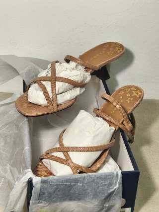 Sandalias Pedro Miralles Piel Tacón Nude Talla 39