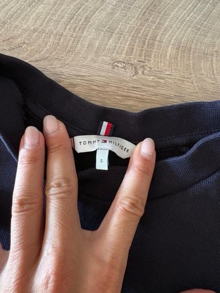 Felpa Tommy Hilfiger Blu/Rosso Tg S