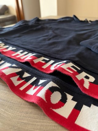 Felpa Tommy Hilfiger Blu/Rosso Tg S