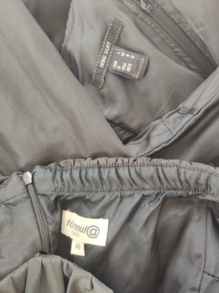 2 Vestidos de Fiesta Negros Talla L