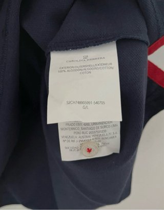 Polo Carolina Herrera Talla L Camuflaje