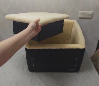 Cama asiento coche mascota