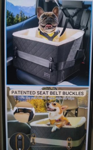 Cama asiento coche mascota