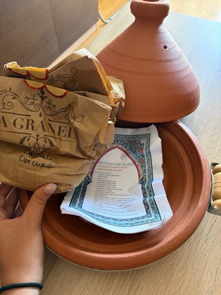 Tajine Marroquí Barro y Metal