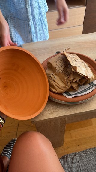 Tajine Marroquí Barro y Metal