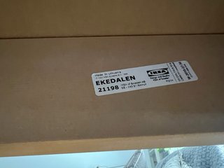 Mesa comedor extensible IKEA EKEDALEN blanca