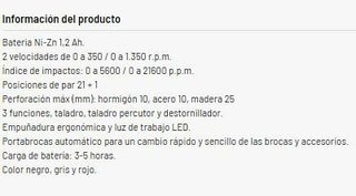 TALADRO PERCUTOR 14.4V