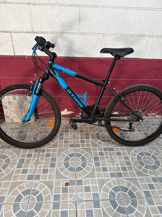 Bicicleta BTWIN Talla S/M Negra/Azul