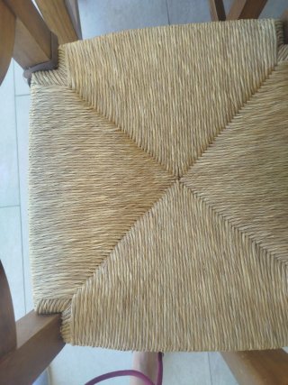 Mesa extensible + 6 sillas madera