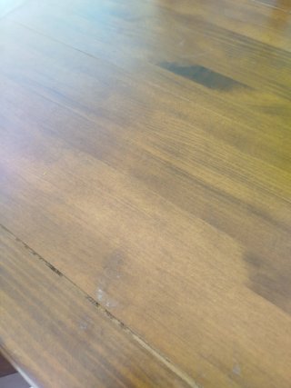 Mesa extensible + 6 sillas madera