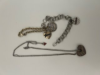 Conjunto de pulsera y collar Guess