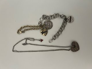 Conjunto de pulsera y collar Guess