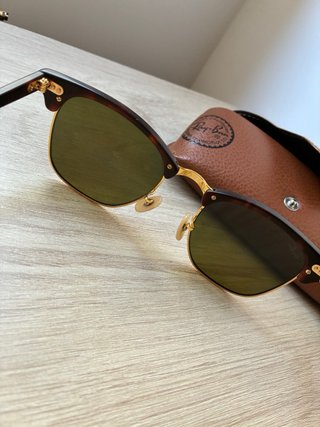 Gafas de Sol Ray-Ban Clubmaster Azul/Marrón