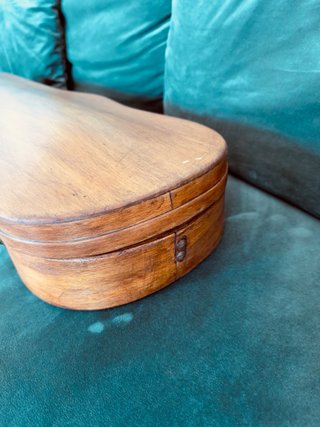 Estuche violín antiguo + 2 arcos