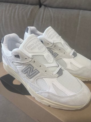 New Balance 991 v2 Made in England Gris/Blanco