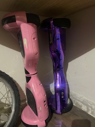 Hoverboard rosa y morado