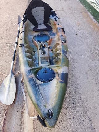 Kayak camuflaje Atlantyc con pala