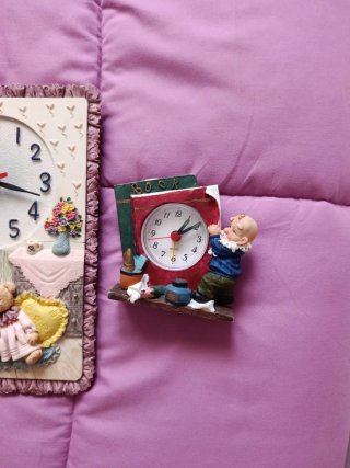 Relojes decorativos de ositos y niño